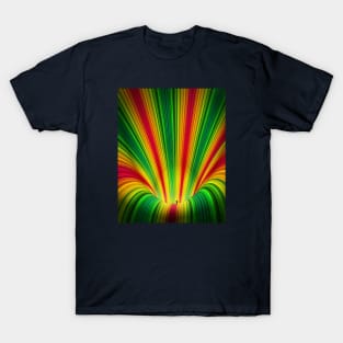 Trippy tunnel silhou optic T-Shirt